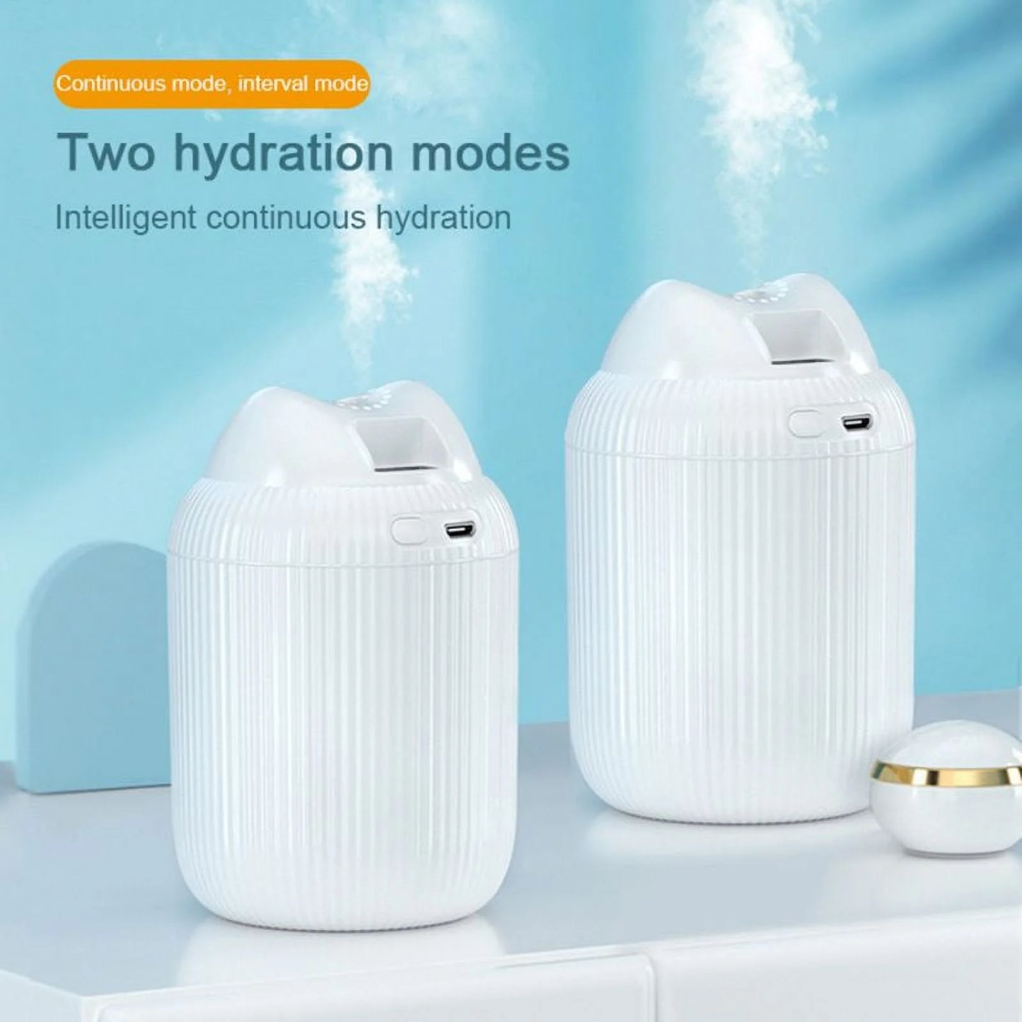 Ultrasonic Cool Mist Humidifier & Essential Oil Diffuser & Night Light, Powerful Mist Coverage up to 325 Sq Ft, Soft Color-Changing Lights, Quiet Operation