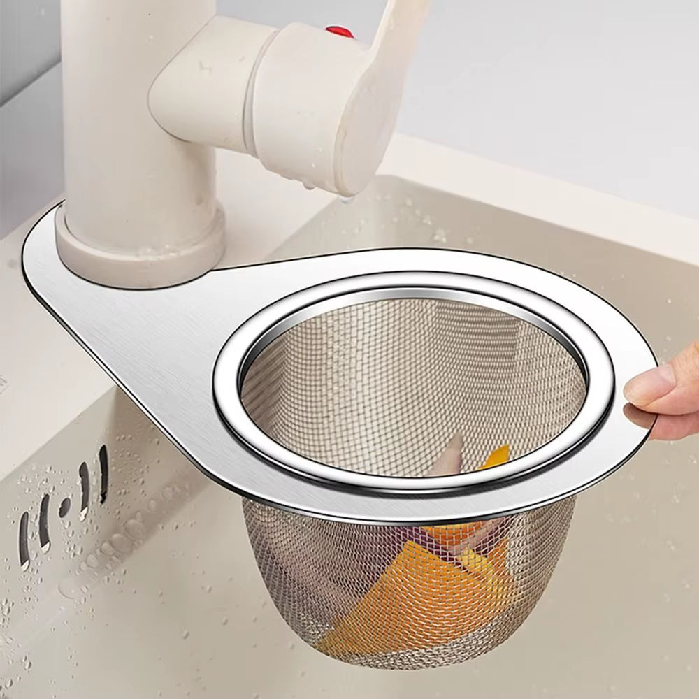 Kitchen Sink Filter Basket Stainless Steel Swan Shape Faucet Filter Basket Shelf Drainier Kitchen Gadgets