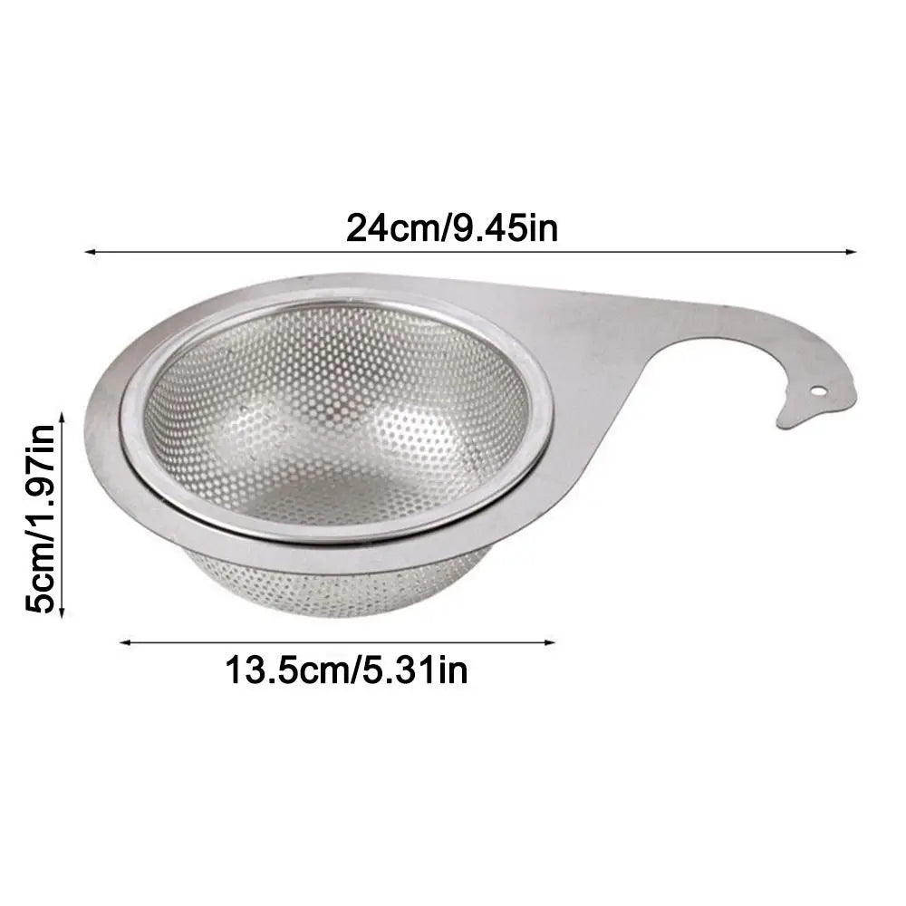 Kitchen Sink Filter Basket Stainless Steel Swan Shape Faucet Filter Basket Shelf Drainier Kitchen Gadgets