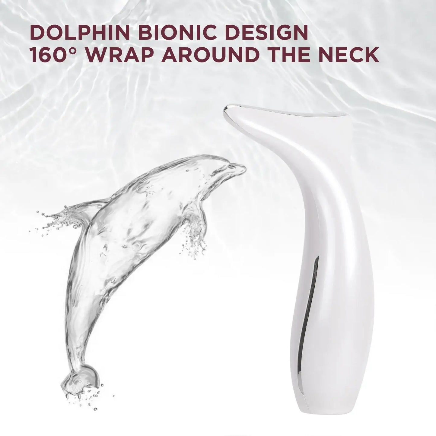 Neck Beauty Device with Gel Multi Color Massage Tightening Portable Ergonomic Face and Neck Beauty Massager Neck Beauty Massager