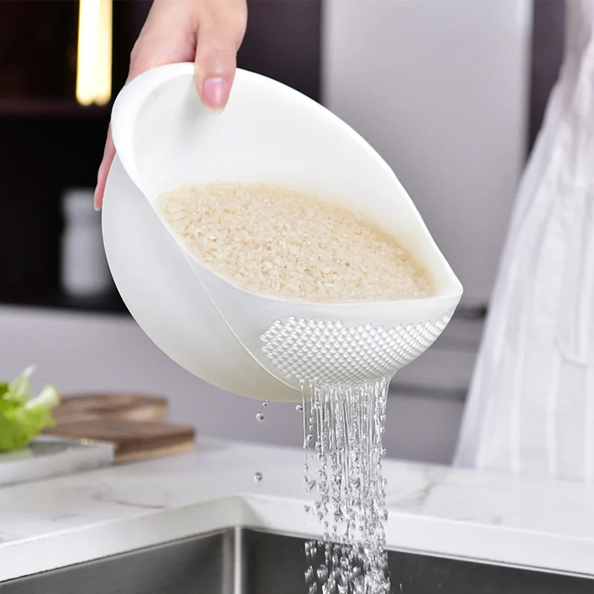 Multi-Purpose Rice Drainage Basket and Fruit and Vegetable Drainage Sieve Kitchen Tool Kitchen Gadgets Accessories