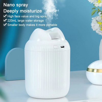 Ultrasonic Cool Mist Humidifier & Essential Oil Diffuser & Night Light, Powerful Mist Coverage up to 325 Sq Ft, Soft Color-Changing Lights, Quiet Operation